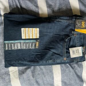 Lee Blue Straight Jeans High-Quality Denim